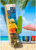 Surfs Up Mezuzah